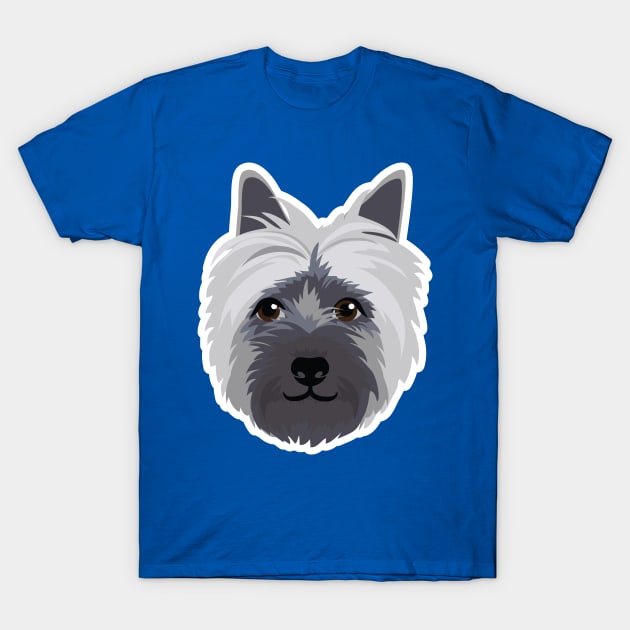 'Dougie' the Cairn Terrier T-Shirt by giddyaunt